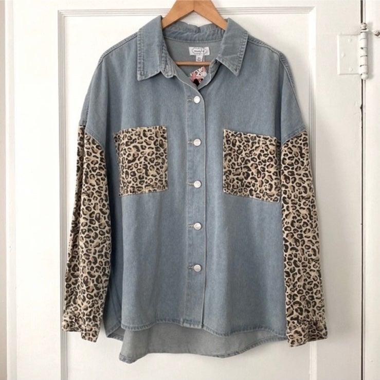 NWT Mud Pie Denim Jacket