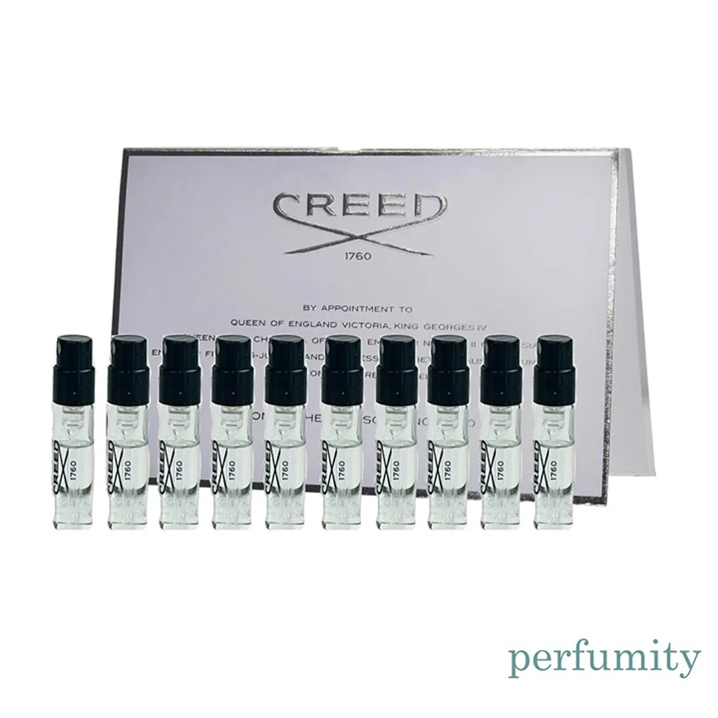 Lot of 10 Creed JARDIN D'AMALFI 0.08 oz / 2.5 ml Eau de Parfum Vial Sample Spray