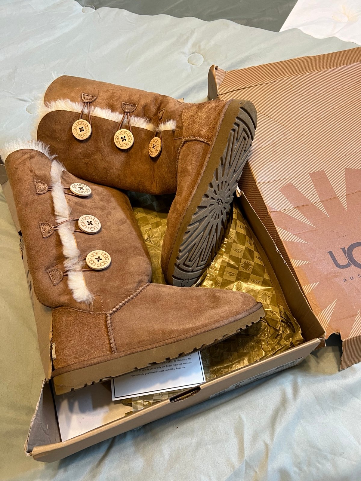 UGG Bailey Button Triplet Boots