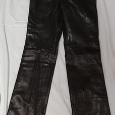 Banana Republic Black Leather Leggings