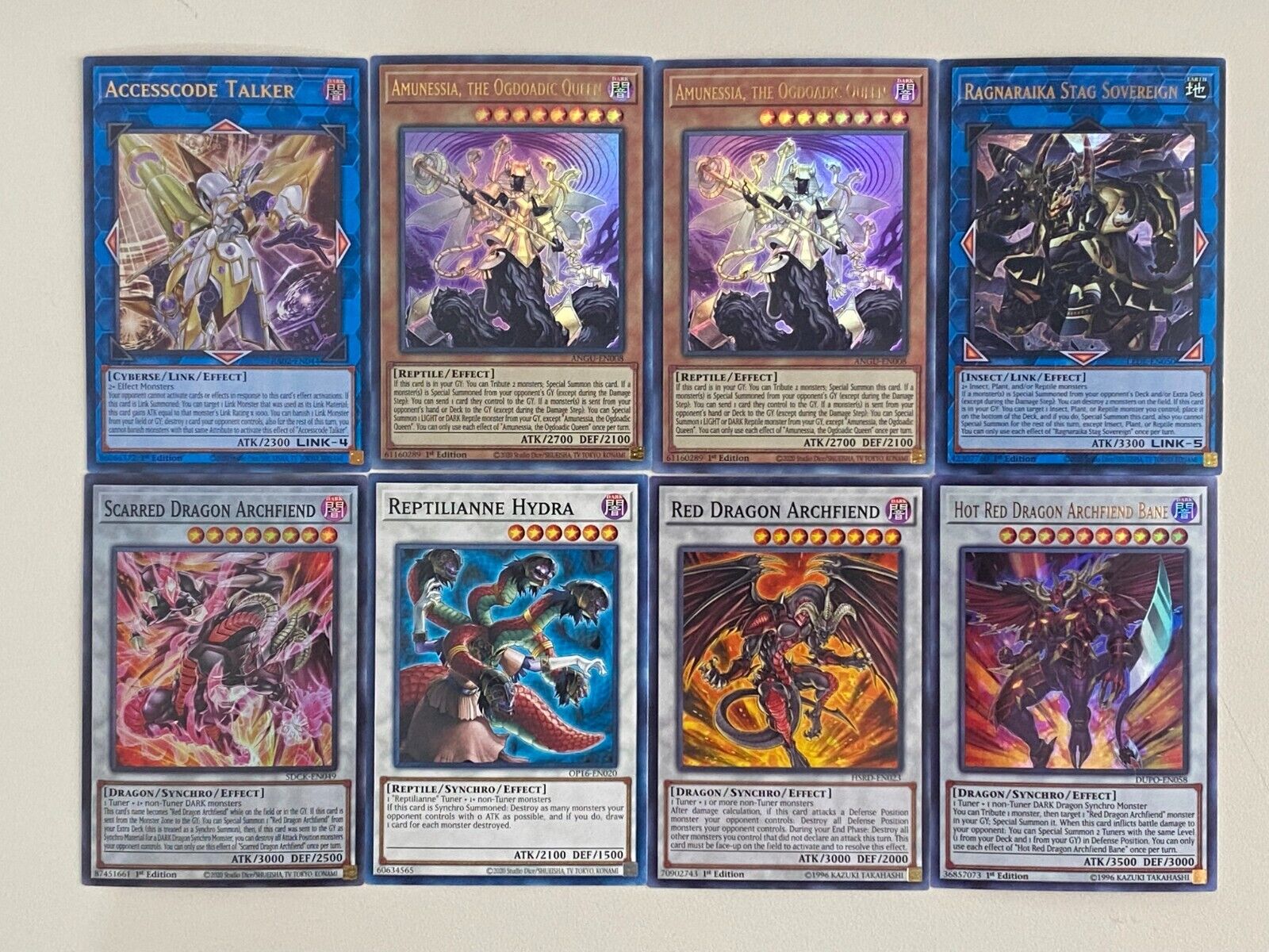 Yugioh Ogdoadic Deck Amunessia Queen Accesscode Talker Ragnaraika - Free Pack