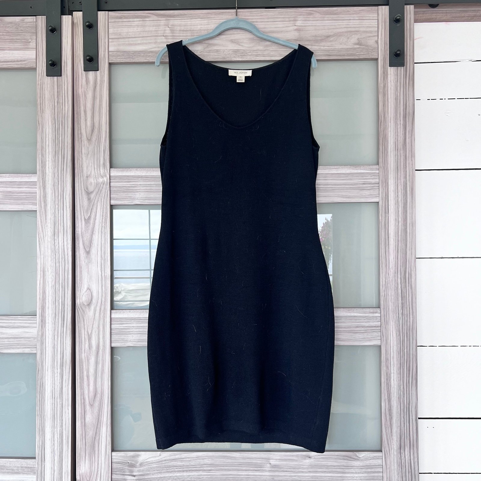 Santiago Knit Scoop-Neck Sleeveless Dress