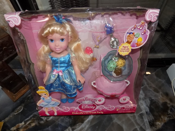 Disney My First Princess Cinderella's Ice Cream Party Box NEW RETIRED