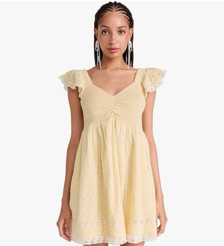 LOVESHACKFANCY Women's Athalia Dress