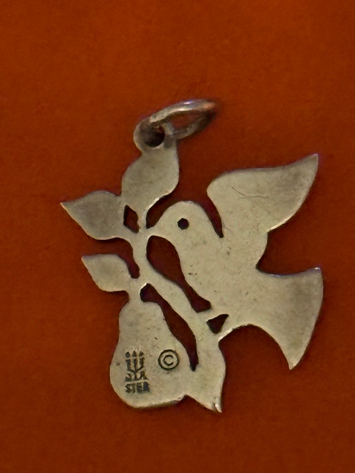 James Avery Retired Silver Vintage Partridge in a Pear Tree Christmas Charm