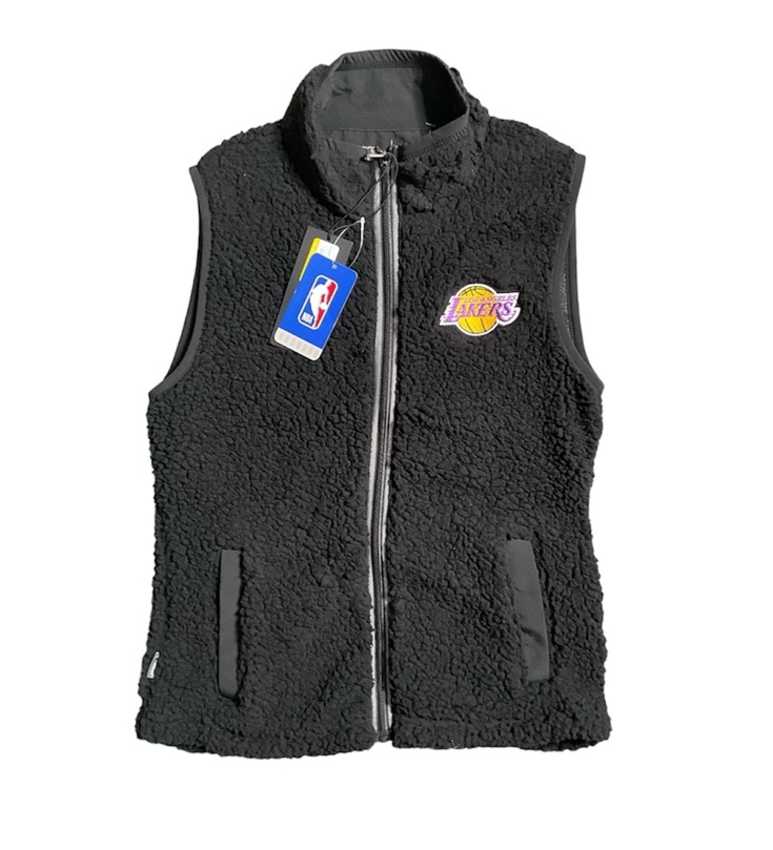 Antigua nba lakers team vest small black new with tag