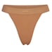 SKIMS Cotton Rib Thong Camel Size Large