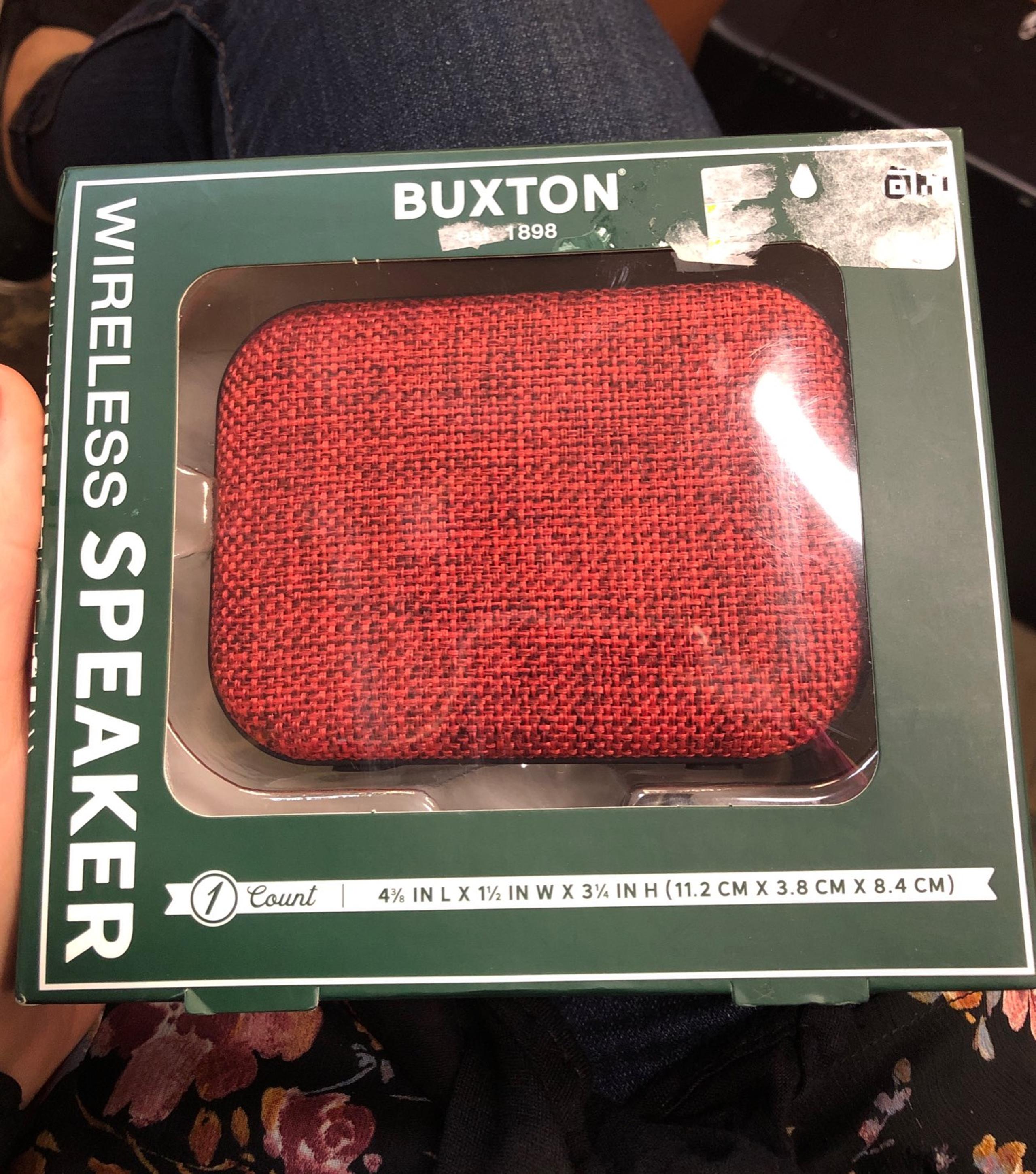 Speaker Wireless Button Rechargeable