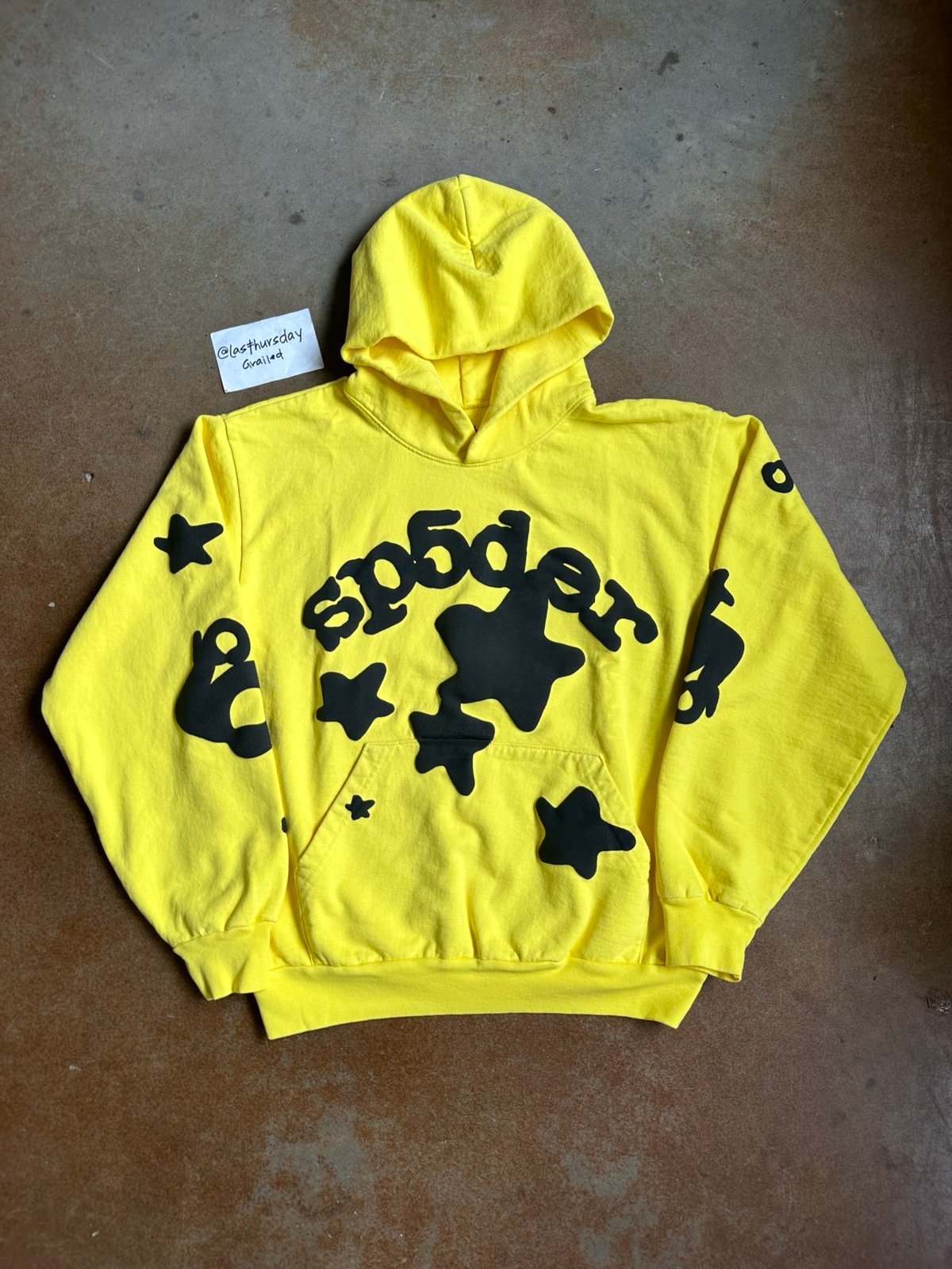 Sp5der Beluga Hoodie Gold Large