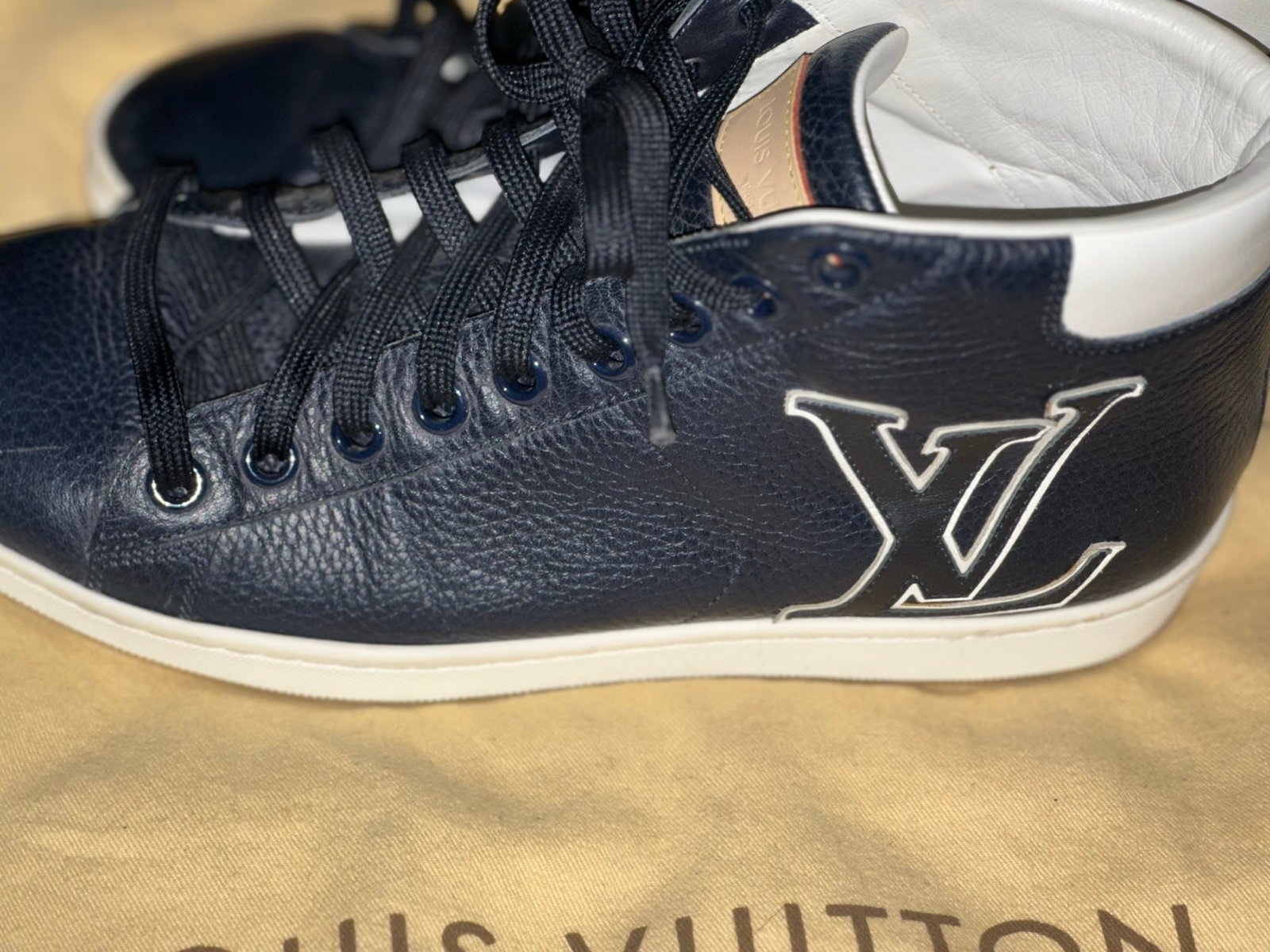 Louis Vuitton leather sneakers