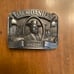 Vintage 1989 Jack Daniels Whiskey Pewter Belt Buckle C-190