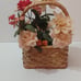 Vintage Basket Flower Arrangement