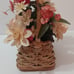 Vintage Basket Flower Arrangement