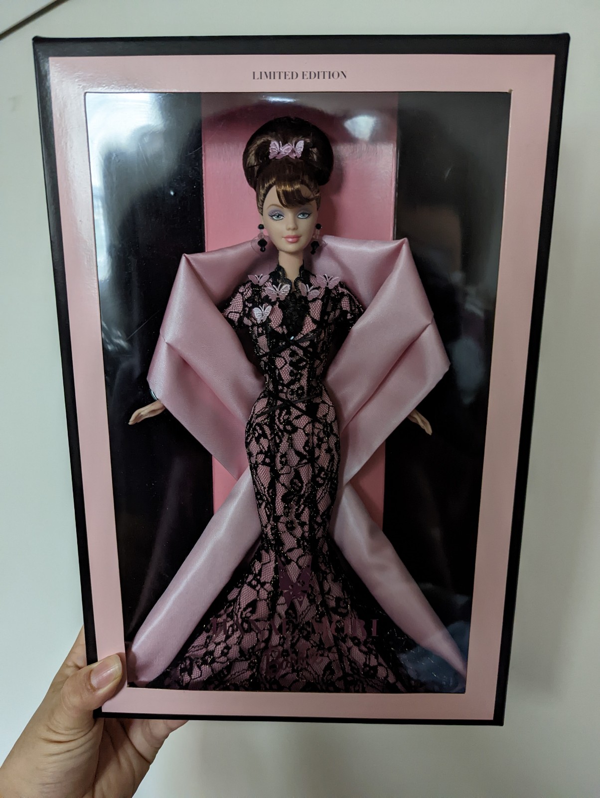 Mattel 1999 Barbie Collectibles, Limited Edition LE Hanae Mori butterfly Barbie