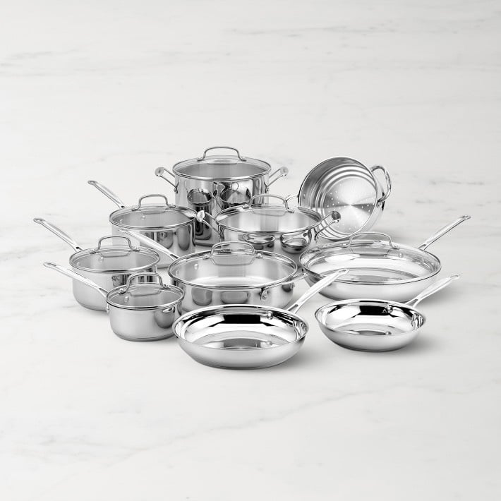 Classic Stainless Steel 11-Piece Cookware