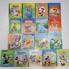Lot Of 17 A Little Golden Book Disney Books: Pinocchio Cinderella Pooh Mickey