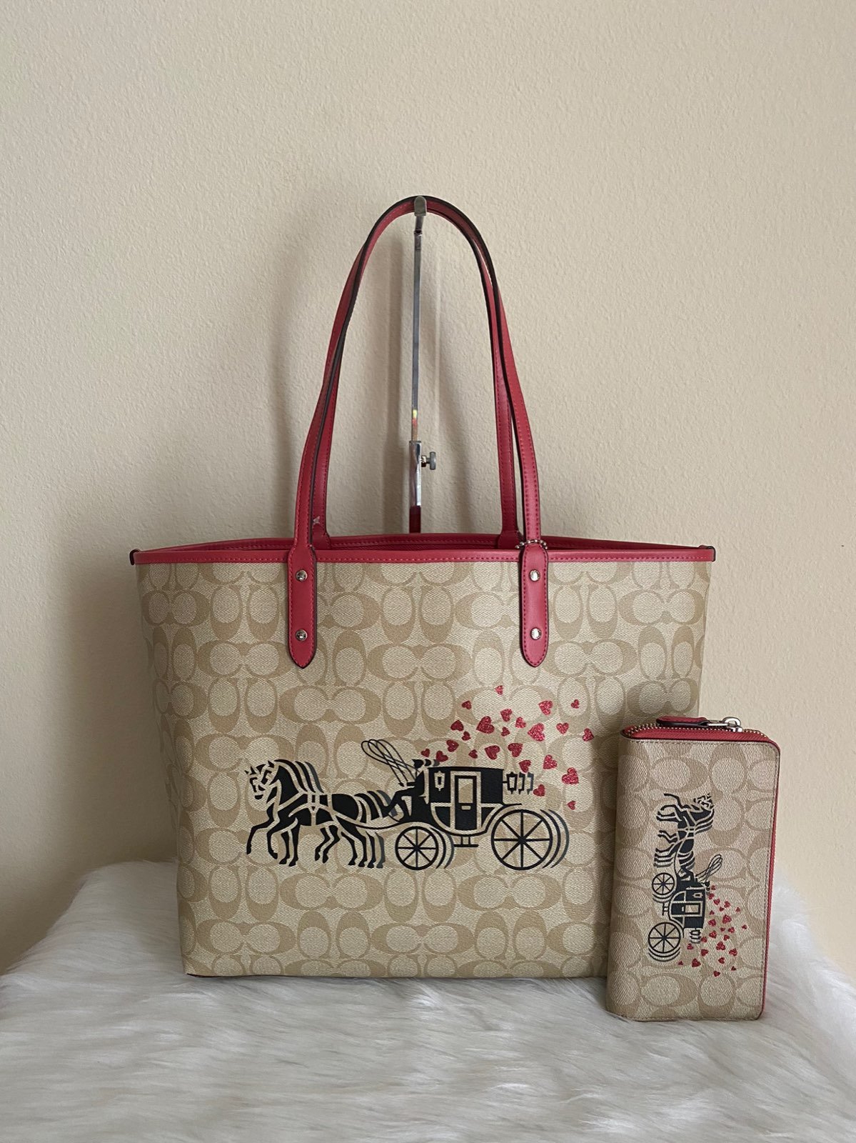 Coach purse and wallet set