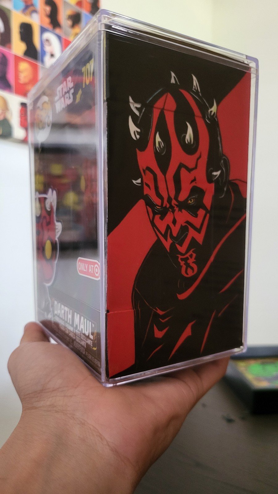 Custom Art Funko Pop! Star Wars Phantom Menace Darth Maul #707 (SOLD)