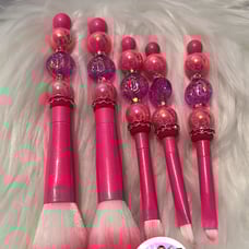Rose Pink M&M Makeup Brush Set #M5
