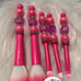 Rose Pink M&M Makeup Brush Set #M5