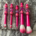 Rose Pink M&M Makeup Brush Set #M5
