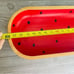 Wooden watermelon hand painted bowls , plates and dough bowl decorative accents