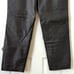 Bagatelle 90's Vintage High Waisted Straight Leg Genuine Leather Pants Black 16