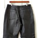 Bagatelle 90's Vintage High Waisted Straight Leg Genuine Leather Pants Black 16