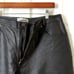 Bagatelle 90's Vintage High Waisted Straight Leg Genuine Leather Pants Black 16