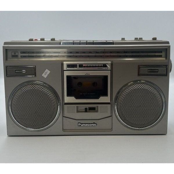 Panasonic Platinum RX-5100 Vintage AM/FM Stereo Cassette Boombox 1980s - Video!