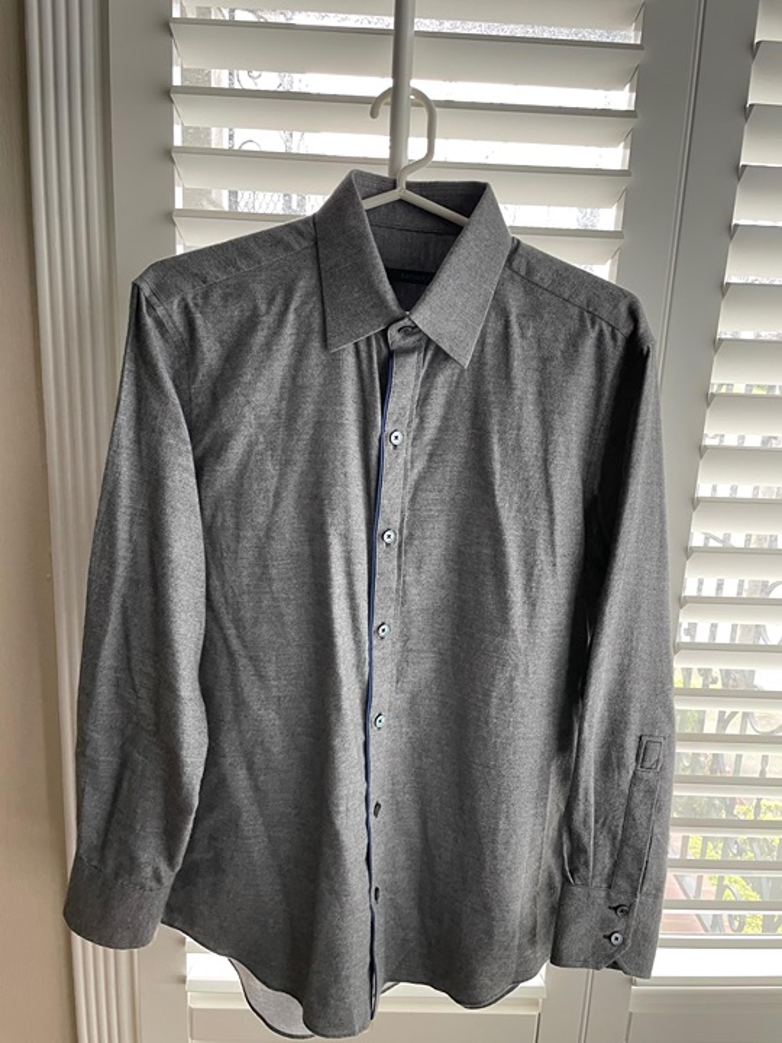 Zachary Prell men long sleeve button front shirt
