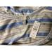 Talbots NEW PS Blue Gray Stripe Side Tie Knit Top
