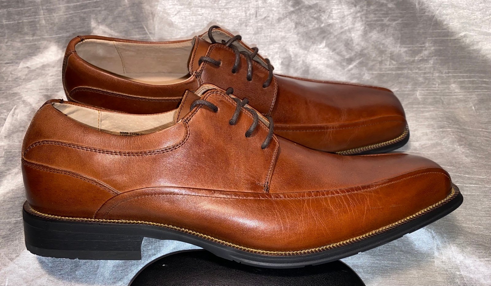 Florsheim Shoes Men's Curtis 12D Bike Toe Lace Up Brown Leather Oxfords