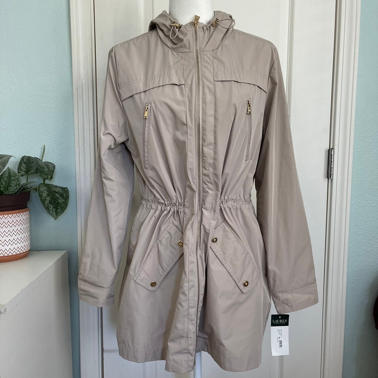 Ralph Lauren Hooded Rain Jacket M