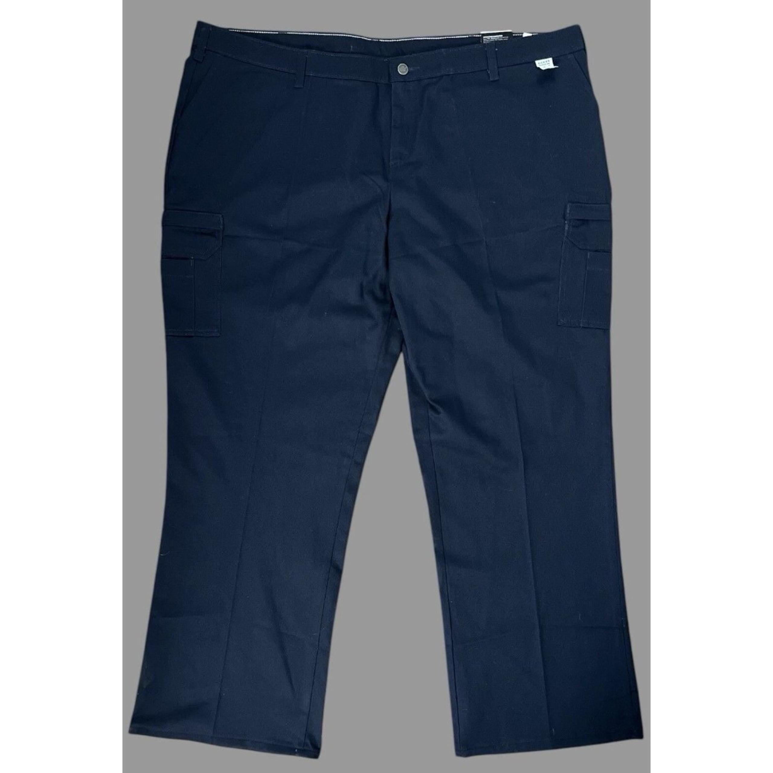 Dickies Work Pants 46x32 Blue Cargo Straight Fit Industrial Uniform NWT