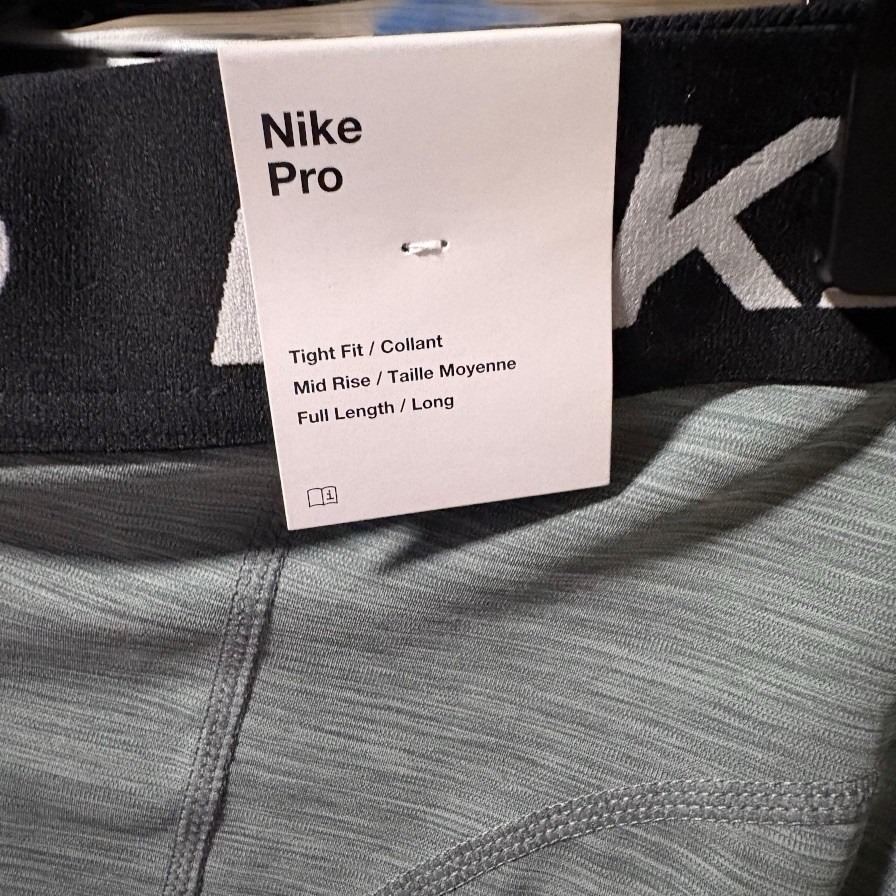 Nike Pro Women's Dri-Fit Leggings Tight Full Length Training New Sample 2X Plus