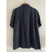 Reyn Spooner button down black shirt men’s size XL Neutral Grunge linen blend