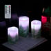 Flameless Candle 3 LED Christmas Tree Candles Flickering Battery Operated