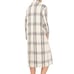 Vince Camuto Women's Plaid Single Button Coat Beige S B4HP 159
