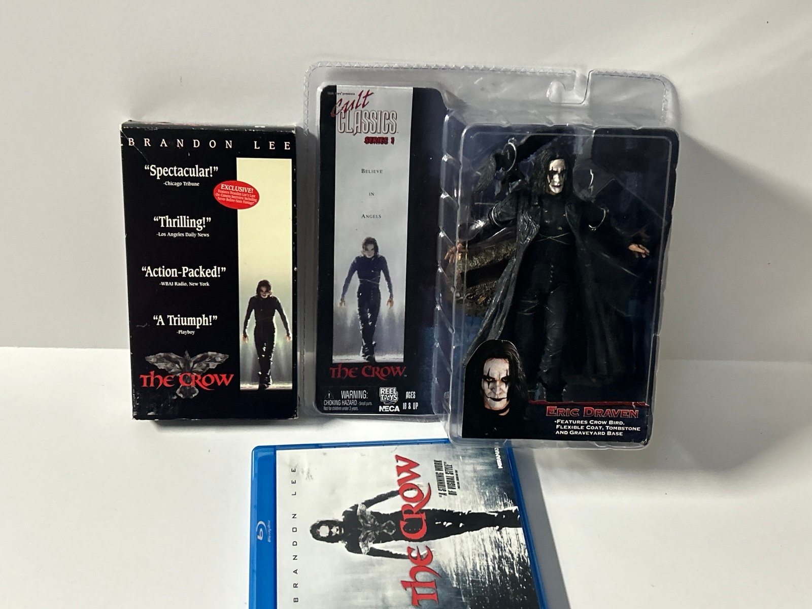 The Crow LOT original Brandon Lee cult classic vhs
