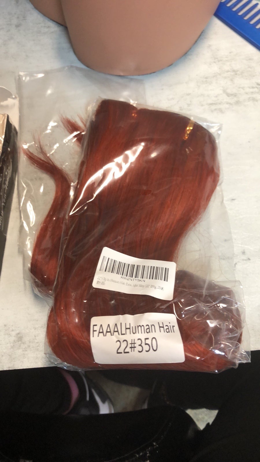 Brand ne stylish 22” human hair clip in color 350.