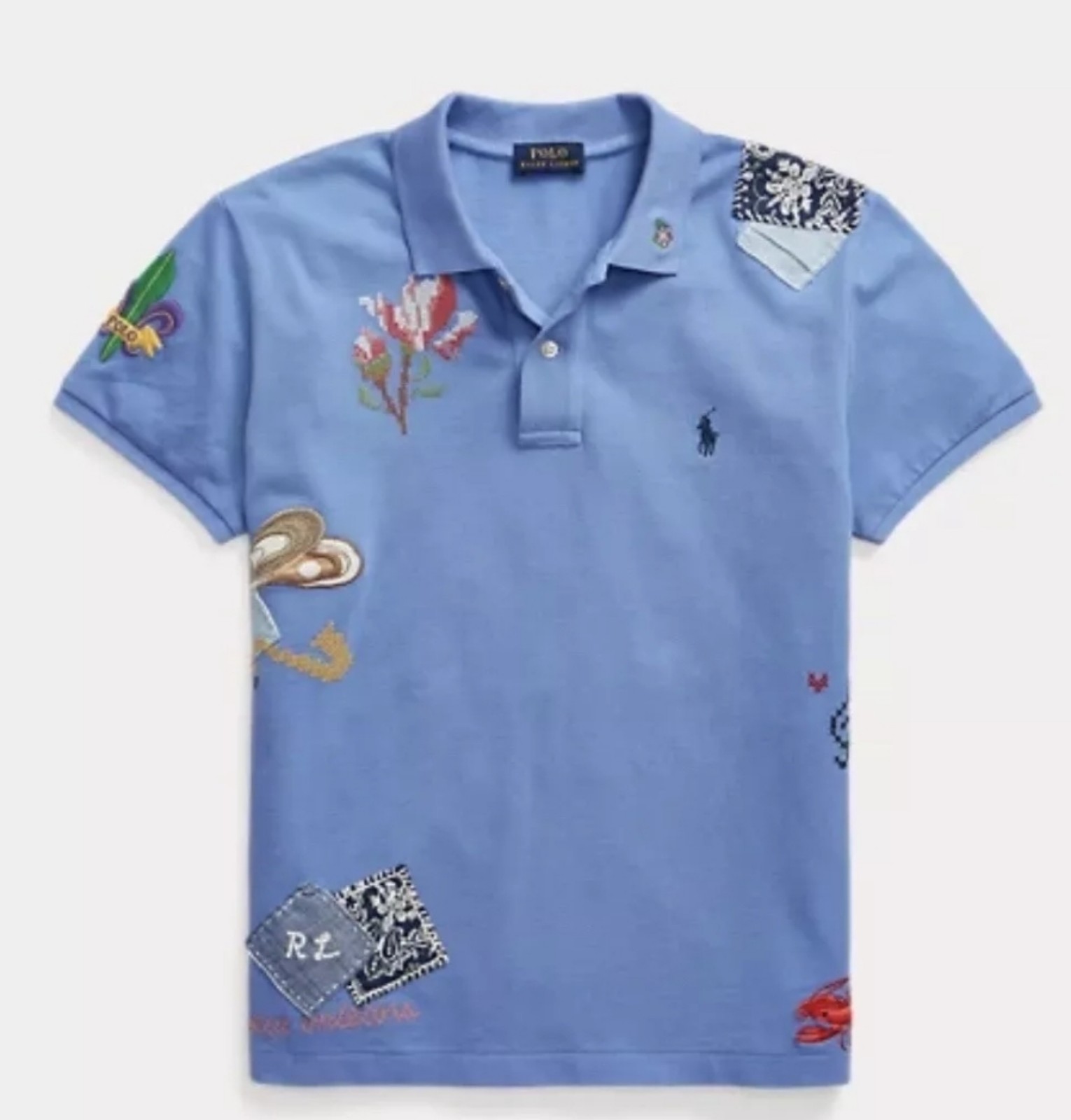 Polo Ralph Lauren Women’s New Orleans Patchwork Polo Shirt.
