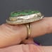 VINTAGE STERLING SILVER TURQUOISE RING. # 541