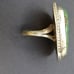 VINTAGE STERLING SILVER TURQUOISE RING. # 541