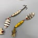 Vintage Lot of Fishing Lures Worms Hooks and Sinkers