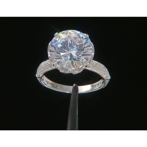 Gorgeous 10 Ct.Brilliant Round Simulated Diamomd Solitaire Engagement Ring Sz 8