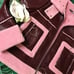 RETRO CHICRevolve Asos Gorgeous Fur Trim Aviator Jacket in Burdundy & Pink