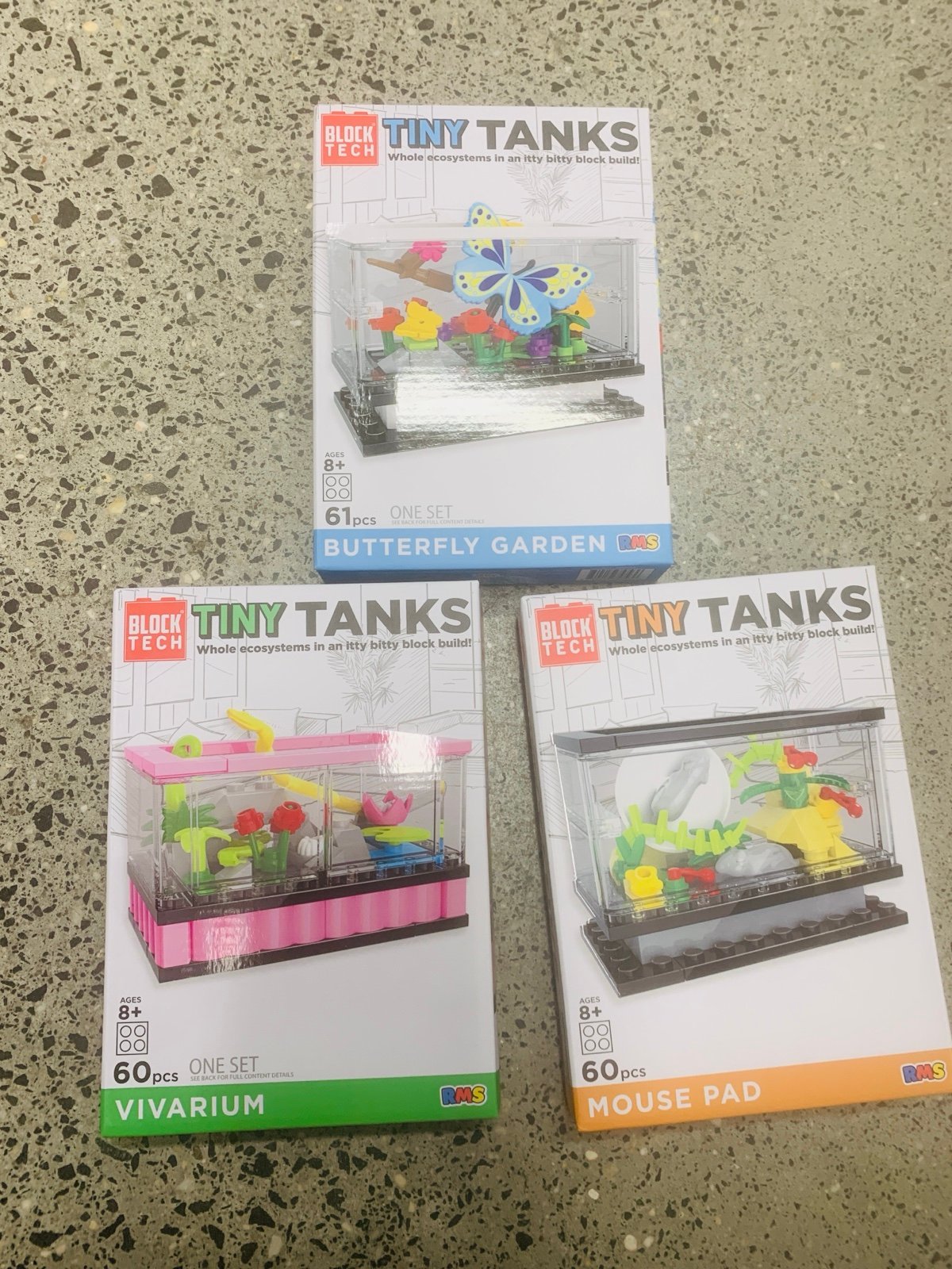 Block Tech Tiny Tanks Build Sets like Legos SET 3 NEW