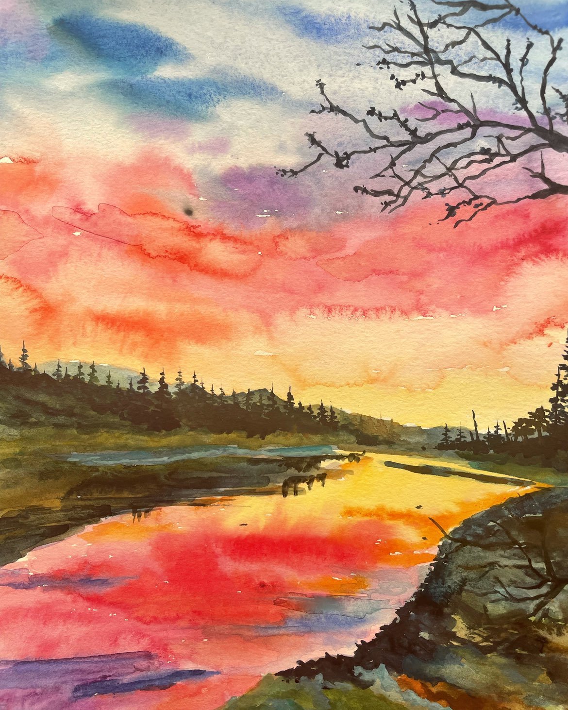 Painting landscape