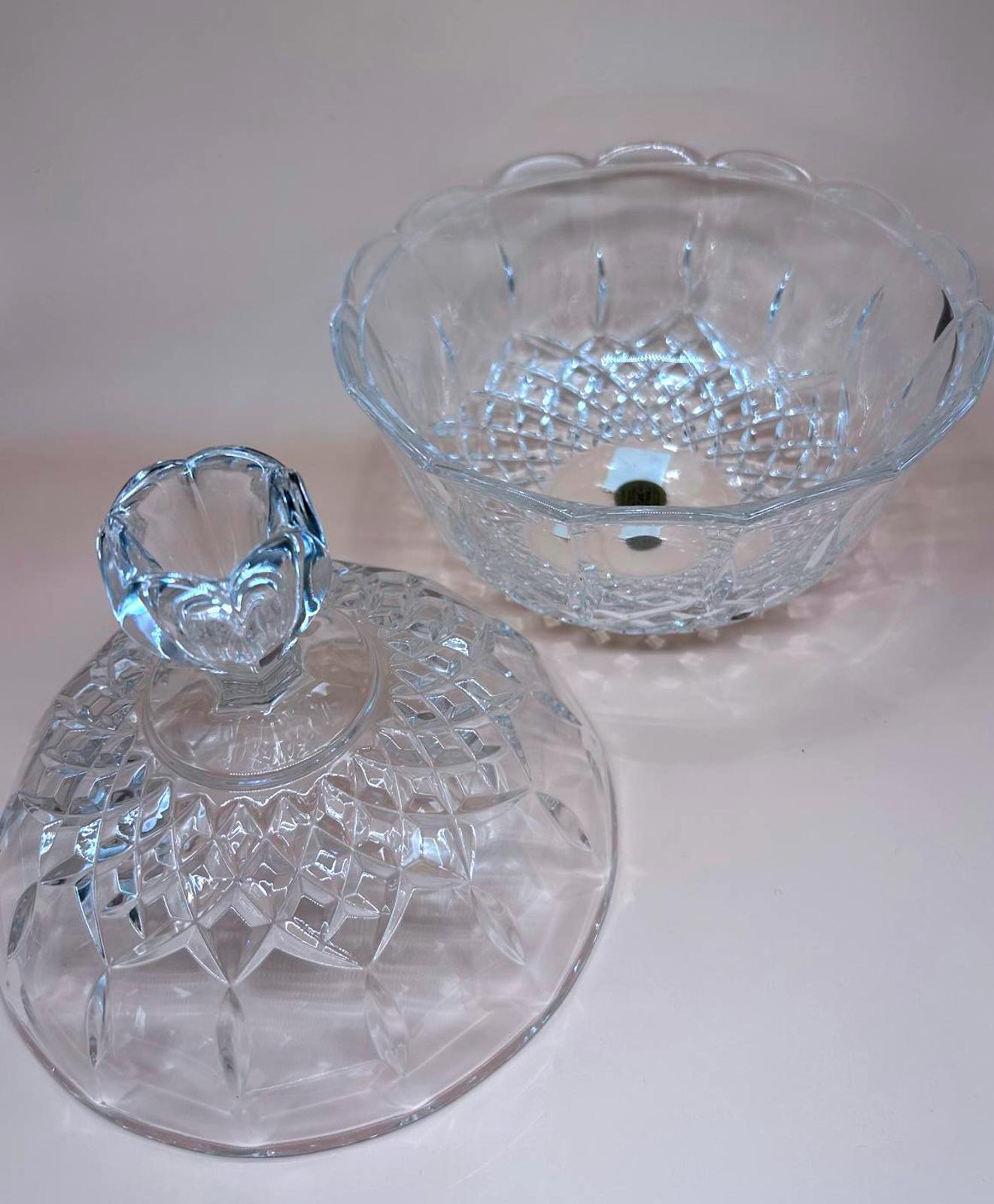 Vintage RCR Italy Opera 24% Lead Crystal Candy Dish
